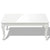 Coffee Table 100x60x42 cm High Gloss White