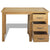 Desk with 3 Drawers 106x40x75 cm Solid Oak Wood