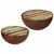 Two Piece Bowl Shaped Coffee Table Set Solid Reclaimed Wood