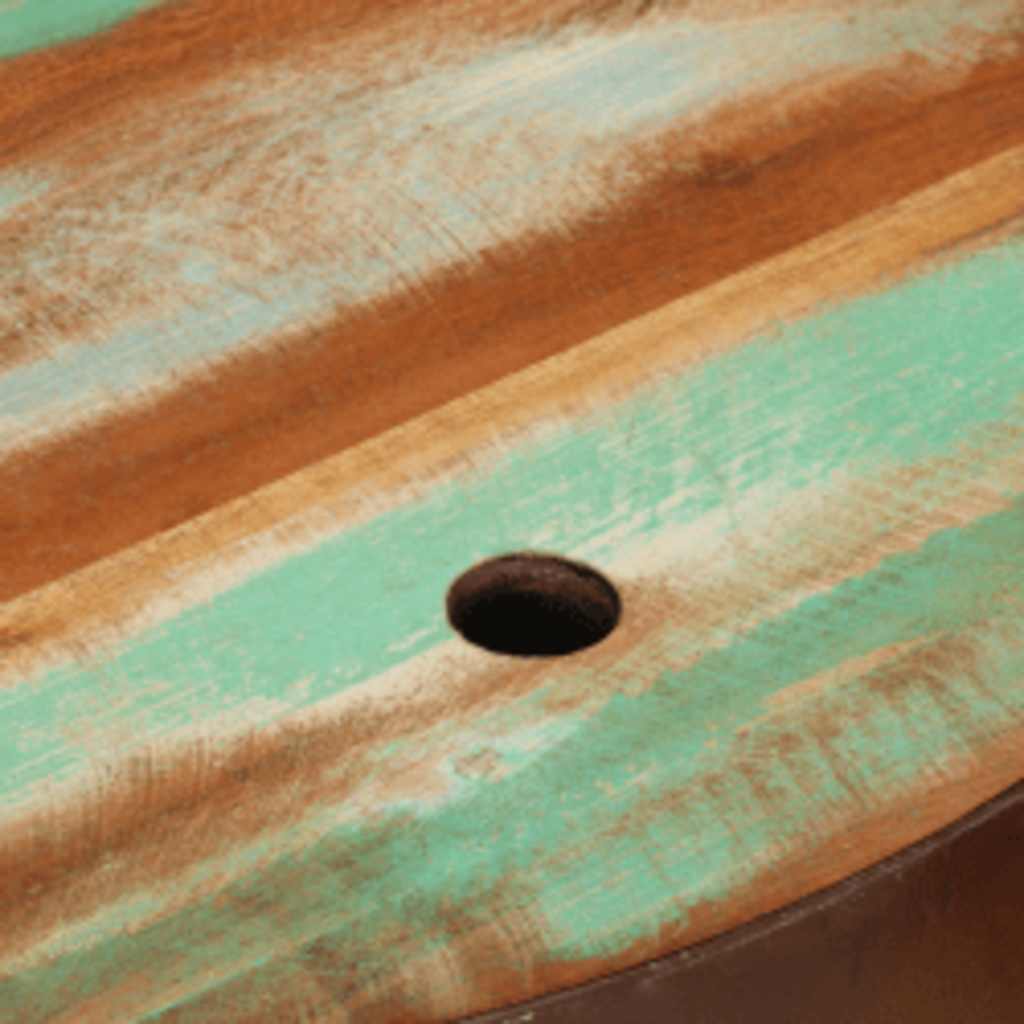 Two Piece Bowl Shaped Coffee Table Set Solid Reclaimed Wood