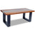 Coffee Table Teak Resin 100x50 cm