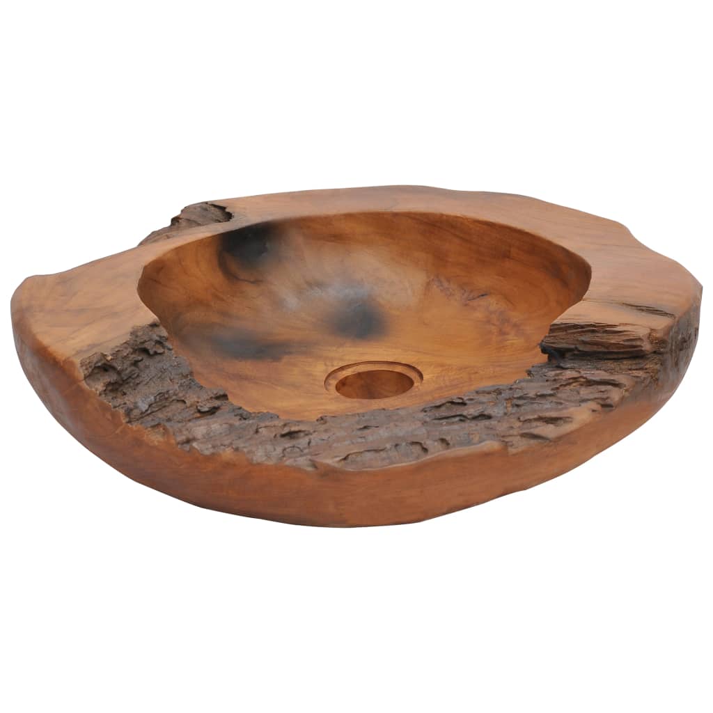 Basin Solid Teak 45 cm