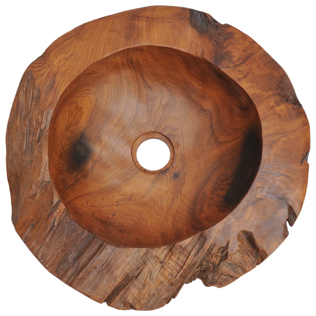 Basin Solid Teak 45 cm