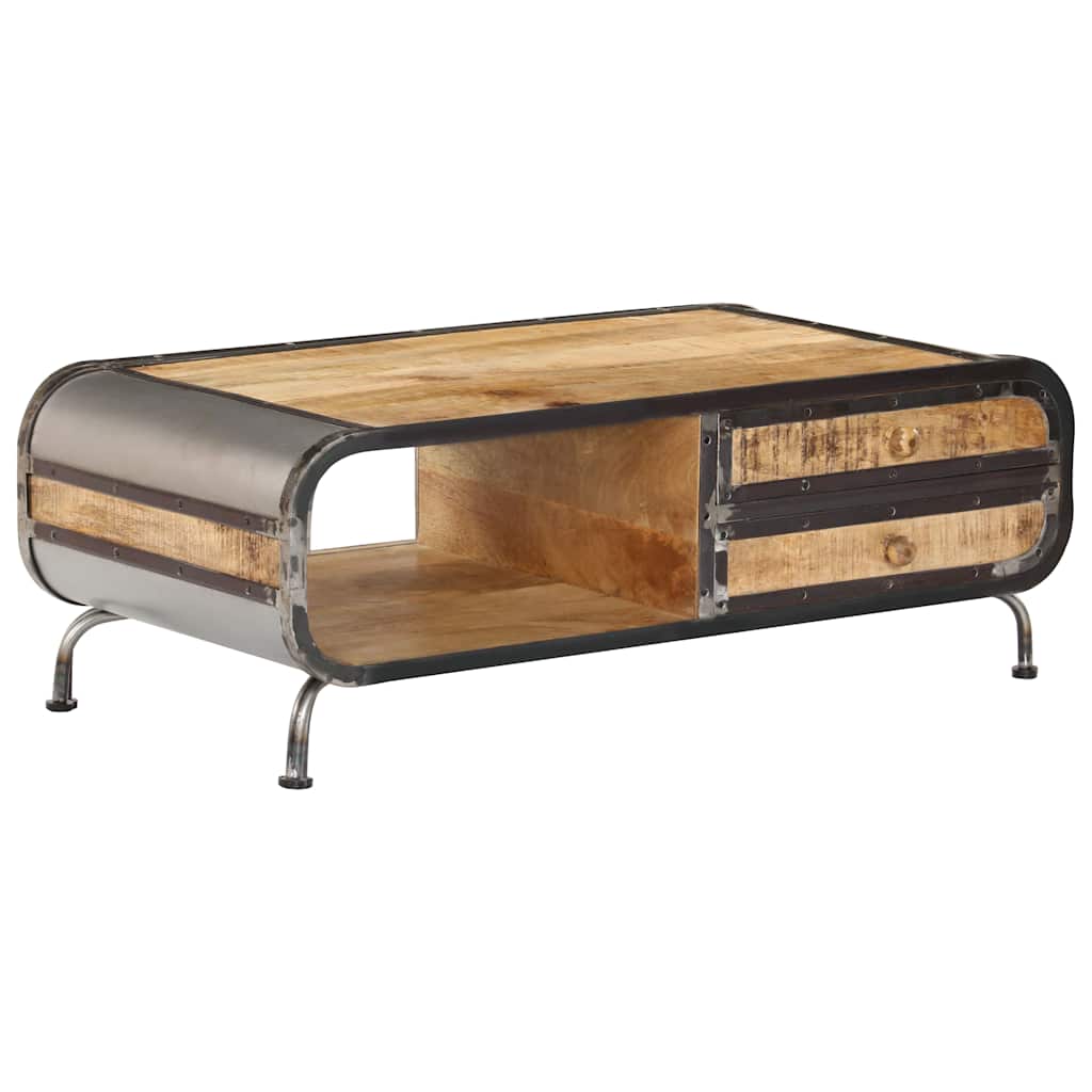Coffee Table 100x50x35 cm Solid Mango Wood