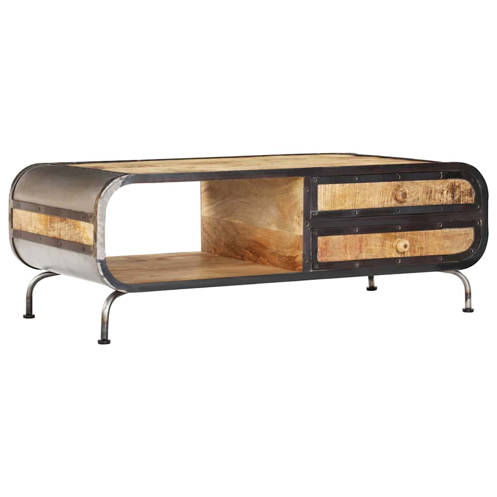 Coffee Table 100x50x35 cm Solid Mango Wood
