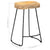 Gavin Bar Stools 2 pcs Solid Mango Wood