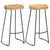 Gavin Bar Stools 2 pcs Solid Mango Wood