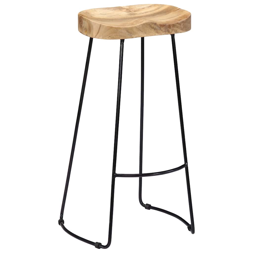 Gavin Bar Stools 2 pcs Solid Mango Wood