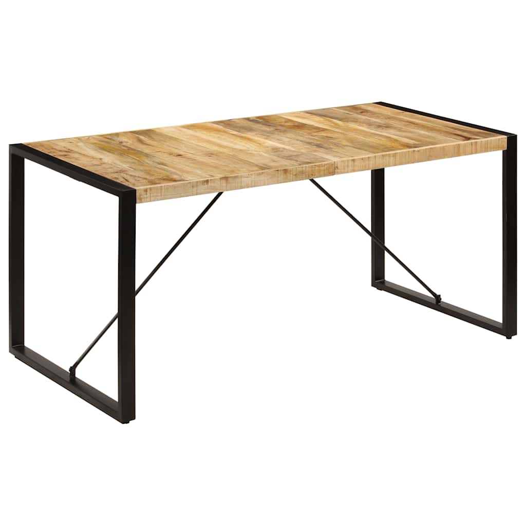 Dining Table 160x80x75 cm Solid Mango Wood