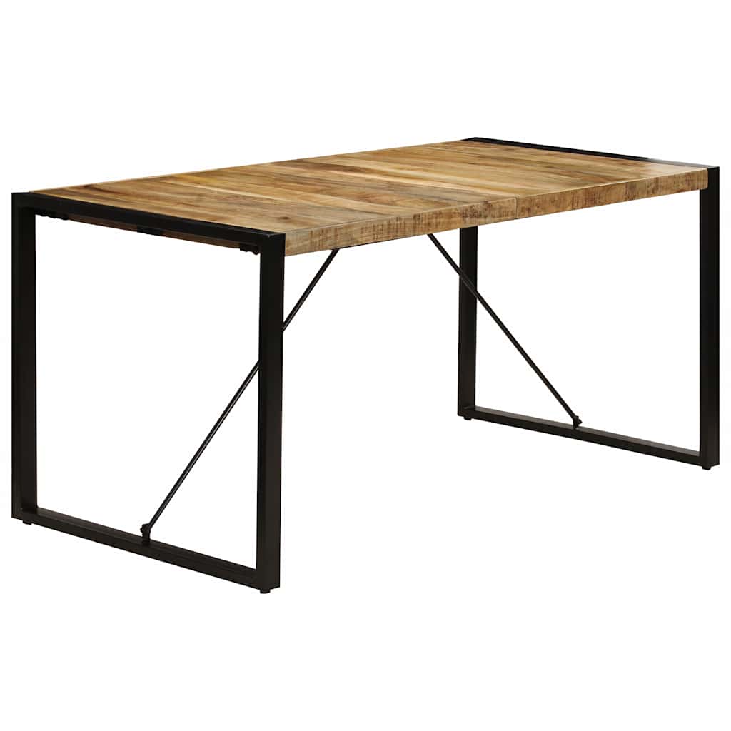 Dining Table 160x80x75 cm Solid Mango Wood