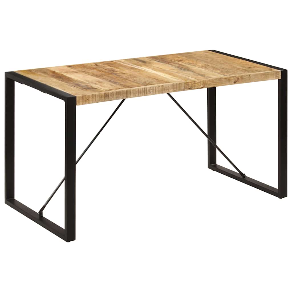Dining Table 140x70x75 cm Solid Mango Wood