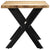 Dining Table 160x80x75 cm Solid Rough Mango Wood