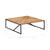 Coffee Table 110x110x36 cm Solid Acacia Wood