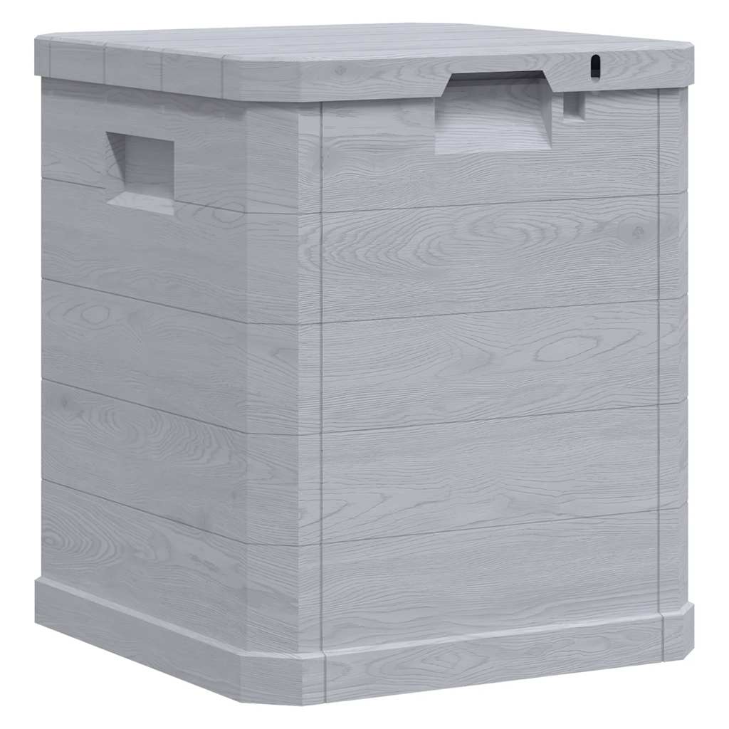 Garden Storage Box 90 L Light Grey
