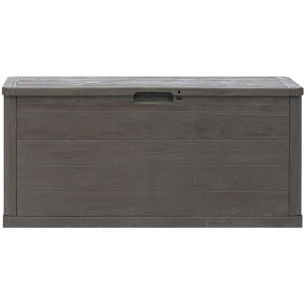 Garden Storage Box 280 L Brown
