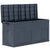 Garden Storage Box 320 L Black