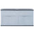 Garden Storage Box 320 L Grey Black