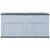 Garden Storage Box 320 L Grey Black