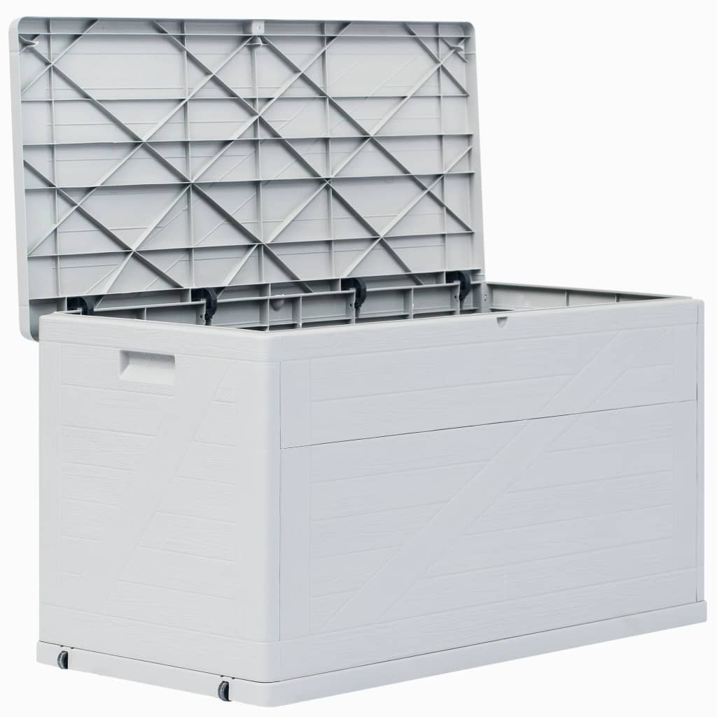 Garden Storage Box 420 L Light Grey