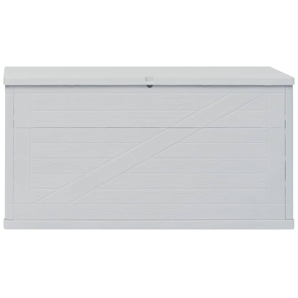 Garden Storage Box 420 L Light Grey