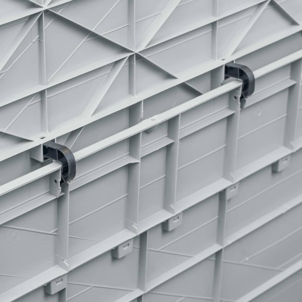 Garden Storage Box 420 L Light Grey