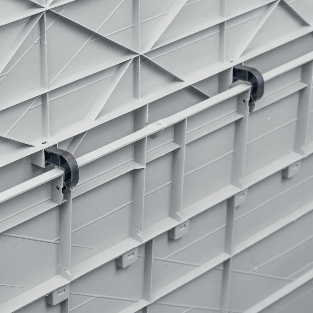 Garden Storage Box 420 L Light Grey