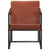 Armchair Brown Real Leather