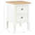 Bedside Cabinet 2 pcs White 35x30x49 cm MDF