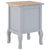 Bedside Cabinets 2 pcs Grey 35x30x49 cm MDF
