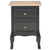 Bedside Cabinets 2 pcs Black 35x30x49 cm MDF