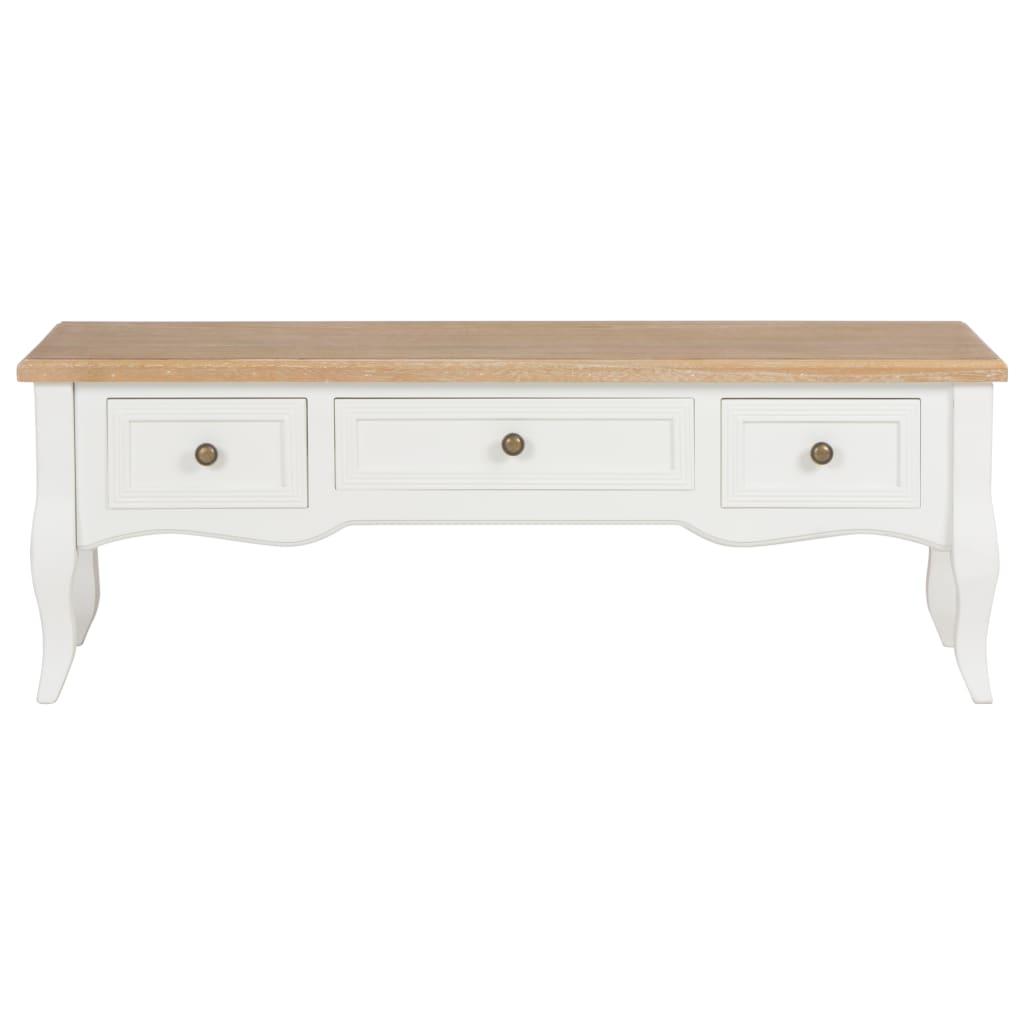 TV Cabinet White 100x35x35 cm Wood
