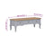 TV Cabinet Grey 100x35x35 cm Wood