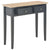 Dressing Console Table Black 79x30x74 cm Wood
