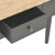 Dressing Console Table Black 79x30x74 cm Wood