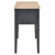 Writing Desk Black 109.5x45x77.5 cm Wood