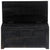 Coffee Table Black 65x65x30 cm Solid Mango Wood