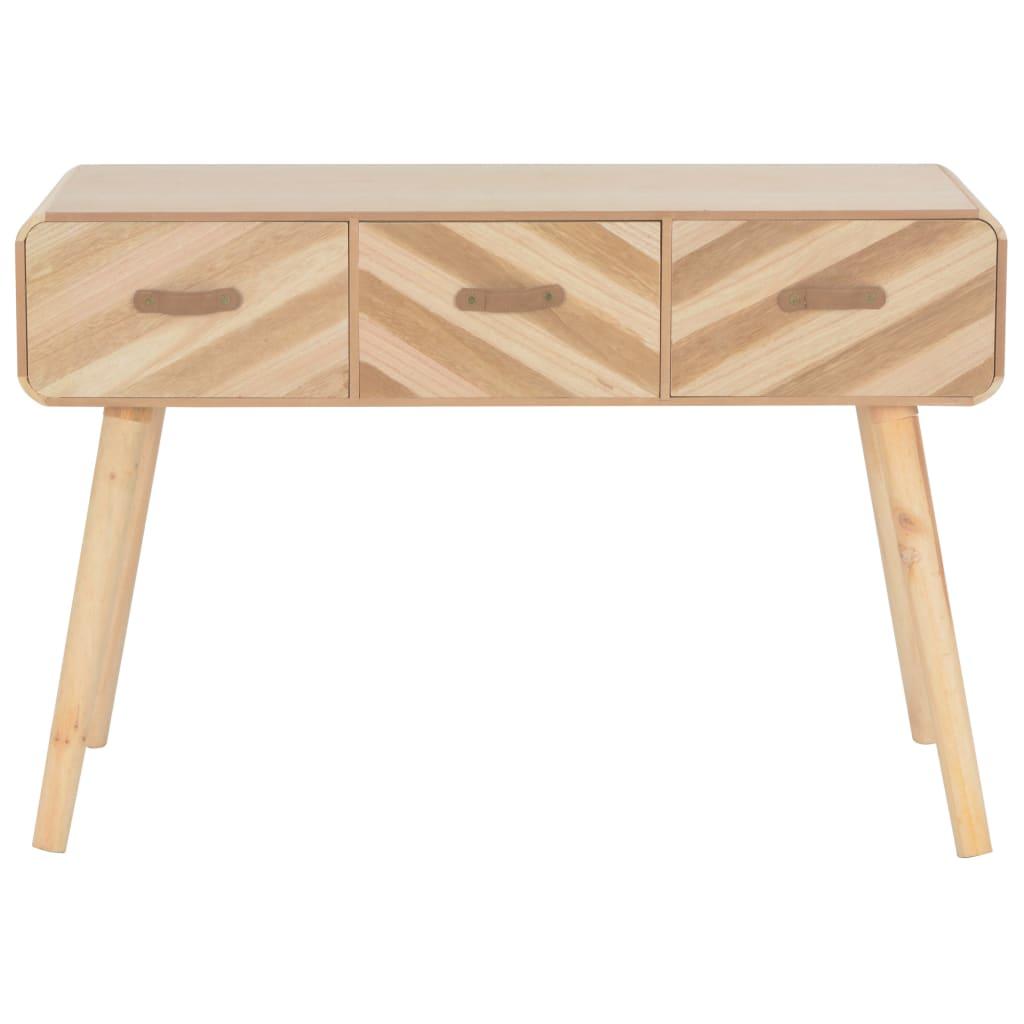 Console Table 100x35x68 cm Solid Wood