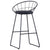 Bar Chairs 2 pcs Black Faux Leather