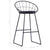Bar Chairs 2 pcs Black Faux Leather