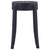 Stackable Stools 4 pcs Black Plastic