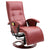 Massage Chair Wine Red Faux Leather