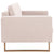 2-Seater Sofa Fabric Cream