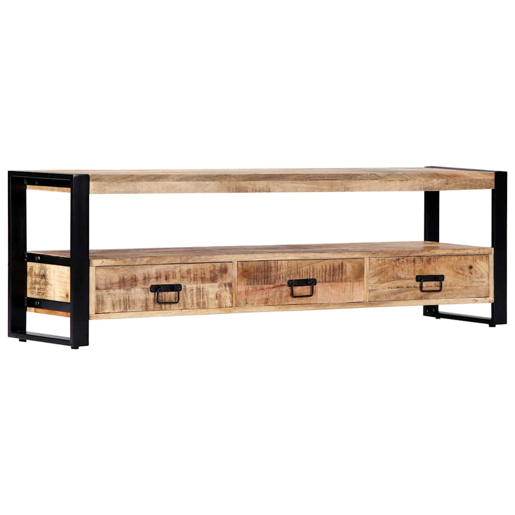 TV Cabinet 150x30x45 cm Solid Mango Wood