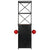 Tractor Wine Cabinet 49x31x172 cm Solid Wood Mango