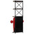 Tractor Wine Cabinet 49x31x172 cm Solid Wood Mango