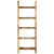 Ladder Shelf Brown 75x37x205 cm Solid Mango Wood