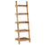 Ladder Shelf Brown 75x37x205 cm Solid Mango Wood