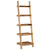 Ladder Shelf Brown 75x37x205 cm Solid Mango Wood