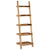 Ladder Shelf Brown 75x37x205 cm Solid Mango Wood