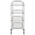 4-Tier Kitchen Trolley 107x55x125 cm Stainless Steel